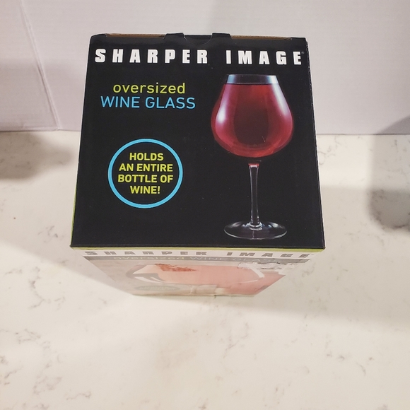 Sharper Image Oversize Wine Glass - Picture 3 of 5